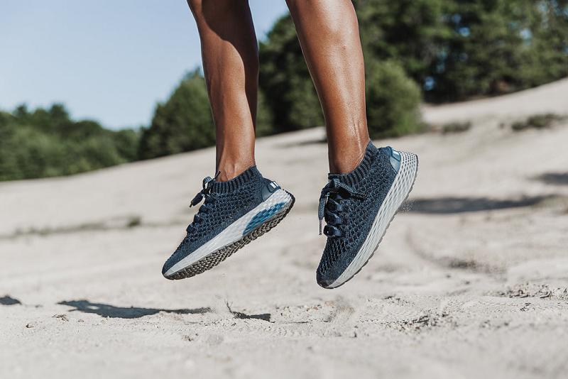 Nobull Knit Runner Women's Running Shoes Navy | USA C1666T